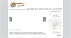 Desktop Screenshot of lochraventrails.com