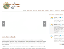 Tablet Screenshot of lochraventrails.com